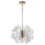 Люстра с крупными рельефным декором в виде лепестков 60 см Ethereal Bloom варинант исполнения - 2 | Loft Concept в Саратове