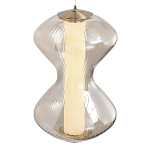 Бра светодиодное с стеклянным волнообразным плафоном Amphora of Light варинант исполнения - 4 | Loft Concept в Саратове