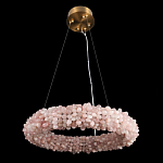 Люстра кольцевая с частичками натурального горного хрусталя Crystal Shimmer варинант исполнения - 3 | Loft Concept в Саратове