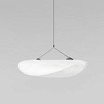 Подвесной светильник с белым тканевым плафоном в форме облака Crystal Cloud Junction варинант исполнения - 6 | Loft Concept в Саратове