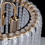 Люстра с подвесными рифлеными стеклянными трубками Nembus варинант исполнения - 19 | Loft Concept в Саратове