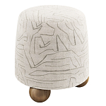 Пуф Wakonda ножки с деревянными шариками  варинант исполнения - 2 | Loft Concept в Саратове