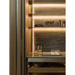 Кухонный гарнитур из дерева и камня с раздвижными дверцами OPERATING COLUMN 2.0 Dada Engenereed Kitchen варинант исполнения - 2 | Loft Concept в Саратове