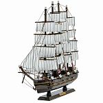 Декоративная модель деревянного тёмно-коричневого парусника в подарочной упаковке With The low варинант исполнения - 3 | Loft Concept в Саратове