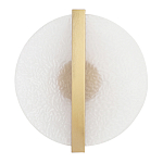 Бра с белым матовым стеклянным плафоном круглой формы Soft Glow Harmony варинант исполнения - 1 | Loft Concept в Саратове