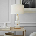 Настольная лампа на фигурном мраморном основании Conundrum варинант исполнения - 2 | Loft Concept в Саратове