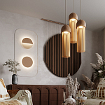 Бра круглое натуральная Пробка Natural Cork варинант исполнения - 5 | Loft Concept в Саратове