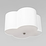 Потолочный светильник с белым волнистым плафоном из ткани Vitorino варинант исполнения - 3 | Loft Concept в Саратове