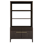 Стеллаж Primo с ящиками Темный орех варинант исполнения - 8 | Loft Concept в Саратове