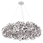 Люстра подвесная круглая с многочисленными металлическими круглыми элементами Terzani Argent варинант исполнения - 2 | Loft Concept в Саратове