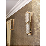 Бра прямоугольное с текстурным природным рисунком IceFlame варинант исполнения - 6 | Loft Concept в Саратове