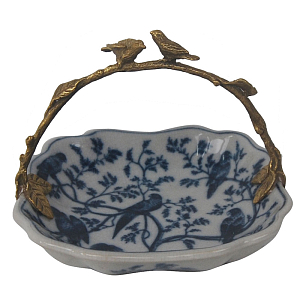 Блюдо Small Bronze Birds