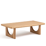 Стол журнальный из массива и шпона дуба Oak Essence Carden варинант исполнения - 1 | Loft Concept в Саратове