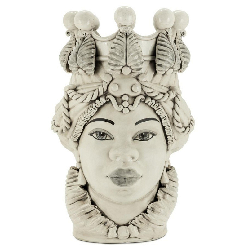 Ваза Vase Moro Lady Neutral Big Бежевый Ваза Vase Moro Lady Neutral Big Бежевый в Саратове | Loft Concept