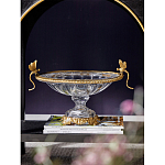 Чаша из прозрачного стекла с рельефным ободком и фигурками стрекоз Eden Garden варинант исполнения - 2 | Loft Concept в Саратове