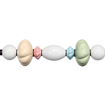 Подвесной светильник линейный с керамическими элементами 24W LED Fragrant Light варинант исполнения - 5 | Loft Concept в Саратове