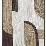 Панно из шнура геометрическая абстракция wall panel line II варинант исполнения - 1 | Loft Concept в Саратове