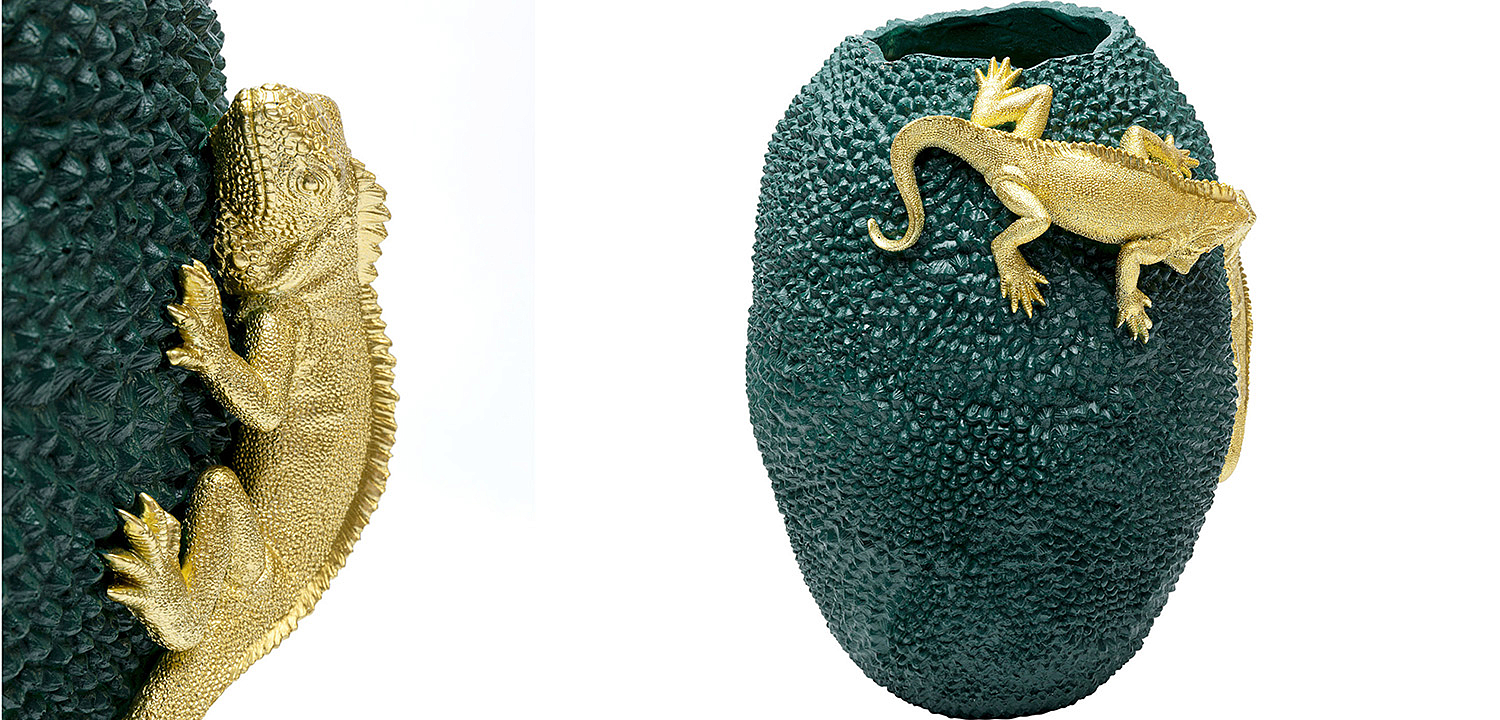 Ваза Two Lizards and green fruit Ваза Two Lizards and green fruit - Loft-Concept в Саратове