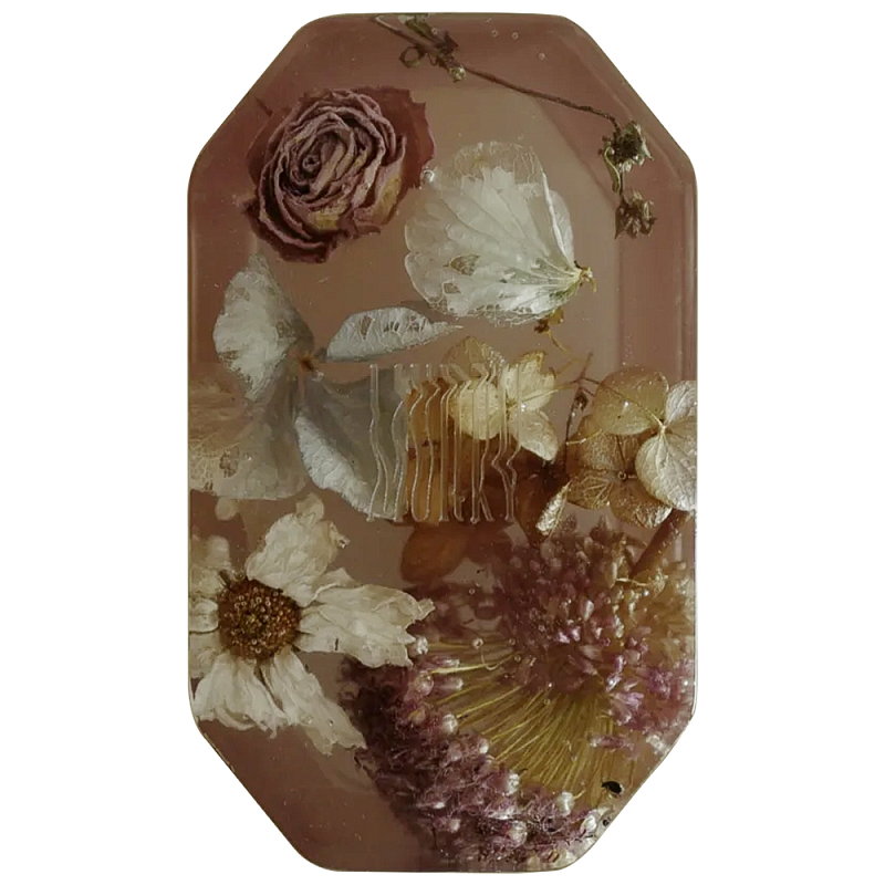 Шкатулка из эпоксидной смолы с цветами розовая Epoxy Resin Flowers Box Pink Розовый Шкатулка из эпоксидной смолы с цветами розовая Epoxy Resin Flowers Box Pink Розовый в Саратове | Loft Concept