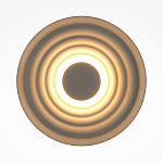 Бра круглое Soft Halo бежевый варинант исполнения - 2 | Loft Concept в Саратове