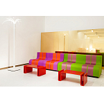 Дизайнерское кресло зеленое Poltronova Sofo Verosa Green Pink Armchair варинант исполнения - 18 | Loft Concept в Саратове