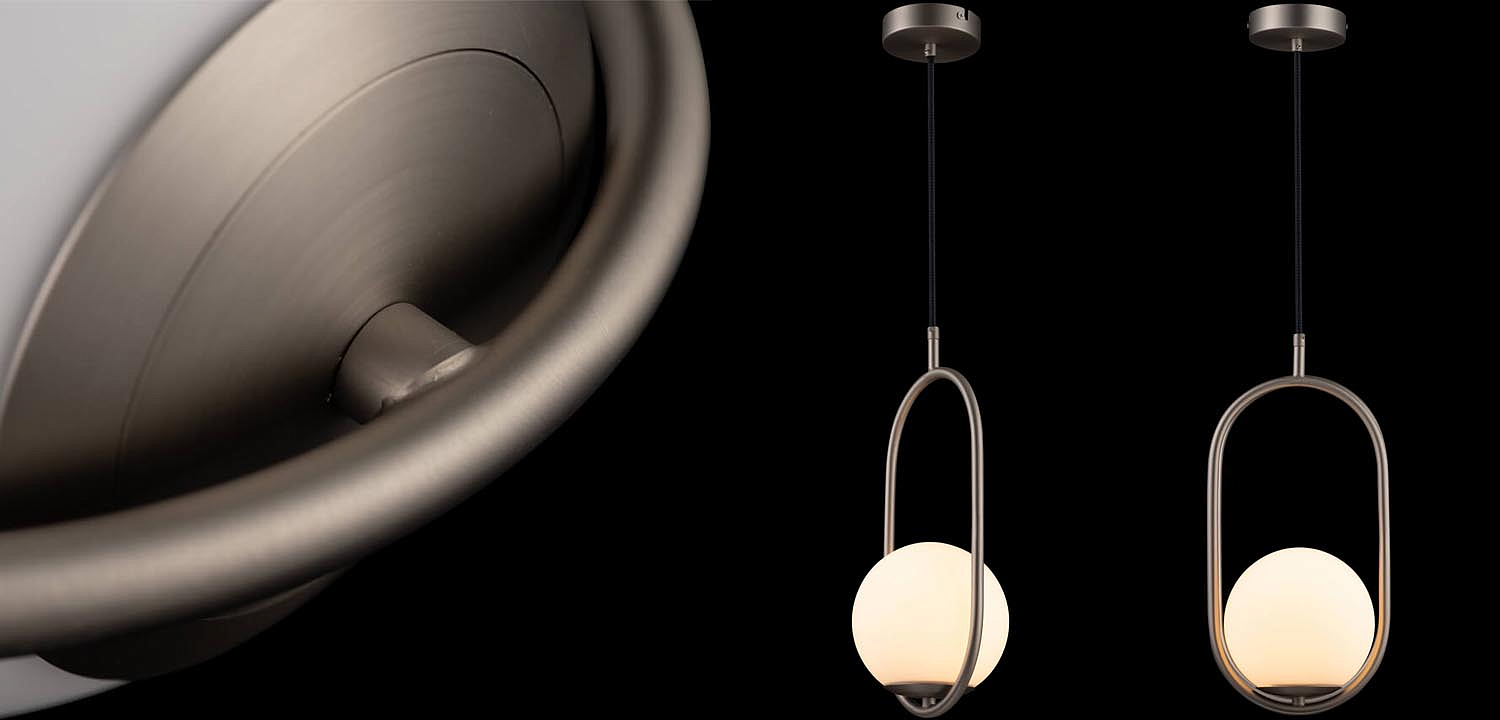 Подвесной светильник B.LUX C Ball oval nickel Подвесной светильник B.LUX C Ball oval nickel - Loft-Concept в Саратове