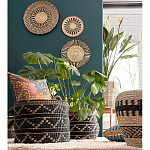 Шарообразная корзина с орнаментом Jokia Wicker Basket варинант исполнения - 3 | Loft Concept в Саратове