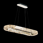 Люстра овальная с мозаичным хрустальным оформлением Sparks of Crystal варинант исполнения - 1 | Loft Concept в Саратове