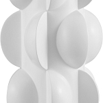 Настольная лампа белая с тканевым абажуром в форме цилиндра Morphing варинант исполнения - 1 | Loft Concept в Саратове