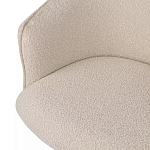 Кресло офисное полукруглое с буклированной обивкой Adjustable Chair варинант исполнения - 3 | Loft Concept в Саратове