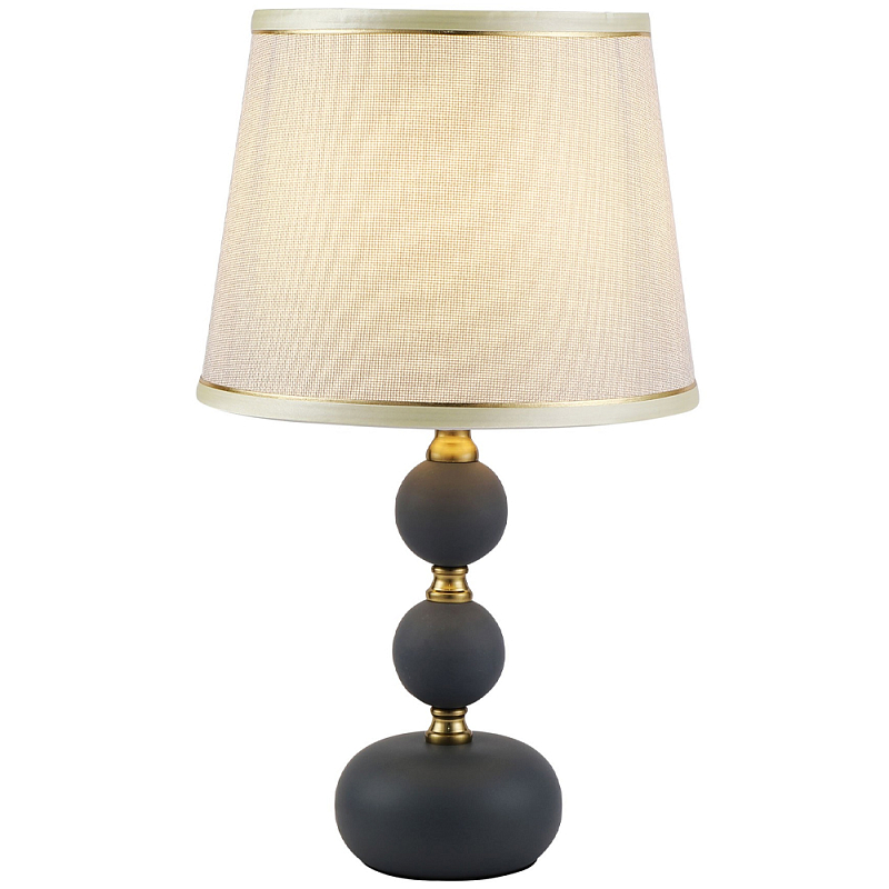 Настольная лампа с абажуром Altera Lampshade White Black Gold Table Lamp Золотой Молочный Черный Настольная лампа с абажуром Altera Lampshade White Black Gold Table Lamp Золотой Молочный Черный в Саратове | Loft Concept