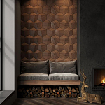 Гипсовая 3D панель с принтографией PM-30 варинант исполнения - 4 | Loft Concept в Саратове