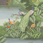 Обои ручная роспись Le Brésil Eden варинант исполнения - 1 | Loft Concept в Саратове