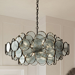 Люстра с каскадом из круглых стеклянных дисков Small Round Sequins варинант исполнения - 5 | Loft Concept в Саратове