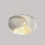 Подвесной светильник с белыми изящными декоративными лепестками Volumetric Petal Lamp варинант исполнения - 2 | Loft Concept в Саратове