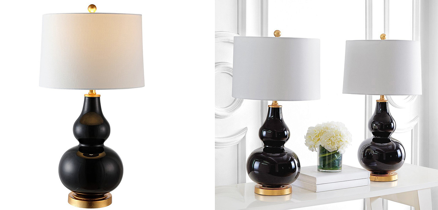 Настольная лампа Loraine Black Table lamp Настольная лампа Loraine Black Table lamp - Loft-Concept в Саратове