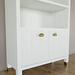 Книжный Стеллаж Elsa Dreams White с задней стенкой варинант исполнения - 1 | Loft Concept в Саратове