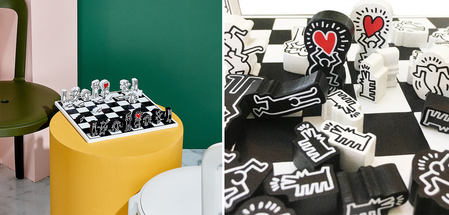 Деревянный шахматный набор Keith Haring Chess Set Деревянный шахматный набор Keith Haring Chess Set - Loft-Concept в Саратове