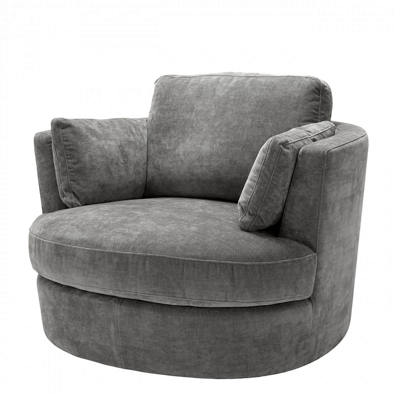 Кресло Eichholtz Chair Clarissa Grey Серый Кресло Eichholtz Chair Clarissa Grey Серый в Саратове | Loft Concept