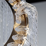 Люстра с подвесными рифлеными стеклянными трубками Nembus варинант исполнения - 20 | Loft Concept в Саратове