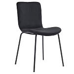 Стул черный с обивкой из велюра Black Archie Chair варинант исполнения - 2 | Loft Concept в Саратове