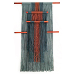 Декор на стену Макраме из нитей Japan Wall Panel Orange варинант исполнения - 2 | Loft Concept в Саратове