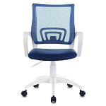 Офисное кресло с основанием из белого пластика Desk chairs Blue варинант исполнения - 4 | Loft Concept в Саратове