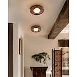 Бра потолочный кругый Ceiling Wooden Lamp варинант исполнения - 1 | Loft Concept в Саратове
