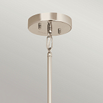 Подвесной светильник с рифленым стеклянным плафоном в форме шара Kichler варинант исполнения - 8 | Loft Concept в Саратове