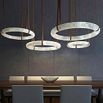 Люстра в форме обруча из натурального камня Minerals of Light варинант исполнения - 7 | Loft Concept в Саратове