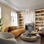 Бра с хрустальными подвесками Quasar варинант исполнения - 7 | Loft Concept в Саратове