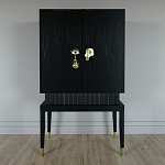 Кабинетный шкаф Elsa Dreams Black с 2-мя ящиками варинант исполнения - 5 | Loft Concept в Саратове