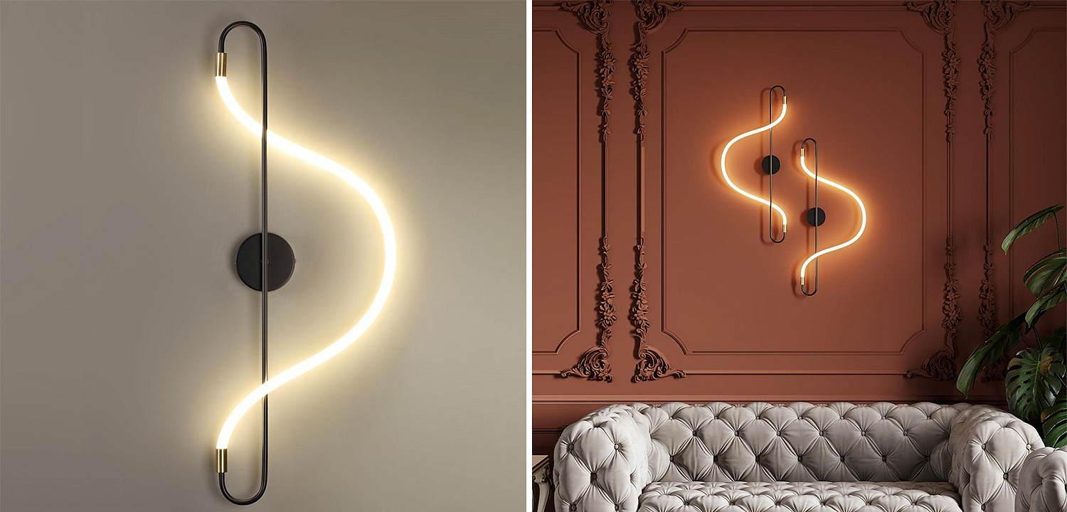 Бра GLORIFY WALL Black Wall lamp 80 Бра GLORIFY WALL Black Wall lamp 80 - Loft-Concept в Саратове