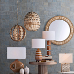 Люстра в форме шара с декором из круглых декоративных элементов Texture Discs варинант исполнения - 4 | Loft Concept в Саратове